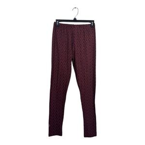 Sweet Legs Leggings Womens One Size Red Velvet Yoga comfy Soft Geometric